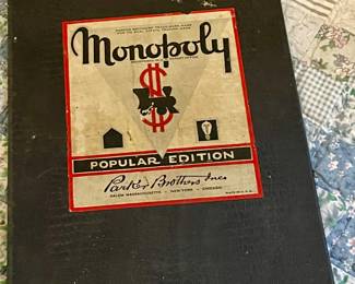 VINTAGE GAMES - MONOPOLY BOARD