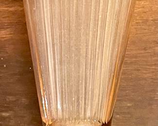 PINK GLASS WALL POCKET/VASE