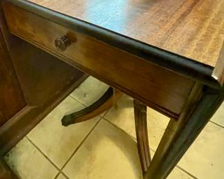 ANTIQUE DROP LEAF TABLE by BRANDT FURNITURE