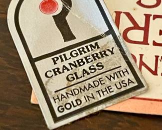 CRANBERRY GLASS CREAMER