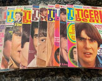 VINTAGE TIGER BEAT MAGAZINES 