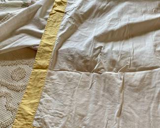 ANTIQUE BRIDGETABLE CLOTH