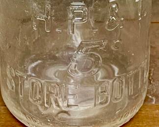 HP&T MILK 5 CENTS STORE BOTTLE