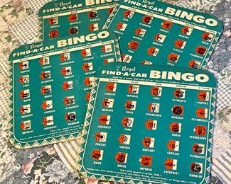 VINTAGE BINGO CARDS