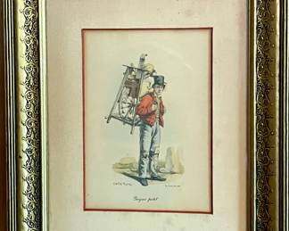 ANTIQUE FRAMED PRINT