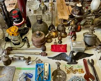 Routers, Vintage Highway Torches, Oil Cans, Vintage Tools