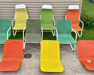  Very  Groovey Vintage Chairs in Great Condition