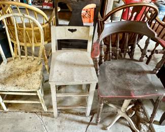 Antique/Vintage Wooden Chairs