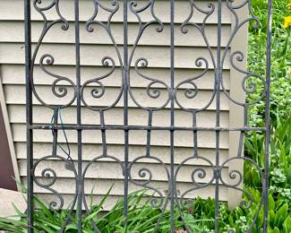 Extremely Solid (and Heavy) Ornate Iron Gate