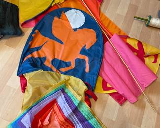 Several Vintage Kites