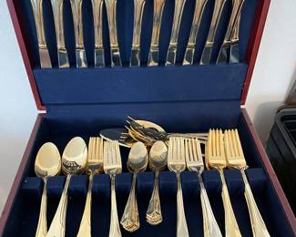 Gold colored Flatware 