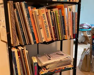 Books of sewing, weaving, knitting nature