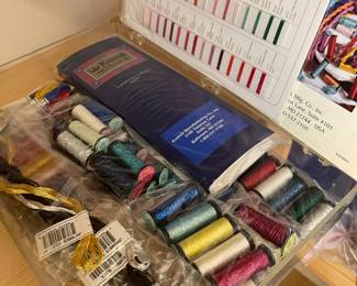 Metallic threads by Kreinik