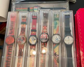 Collection of Swatch Watches 