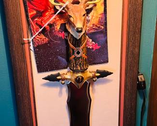 FRANKLIN MINT THE IROQUOIS DEER KNIFE BY BEN NIGHTHORSE