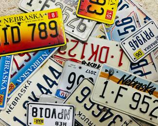 License plates galore! 