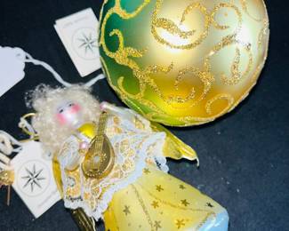 Christopher Radko ornaments 