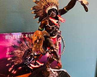 Spirit Of The Thunderbird Bronze Metal Figure By R. F. Murphy For Franklin Mint