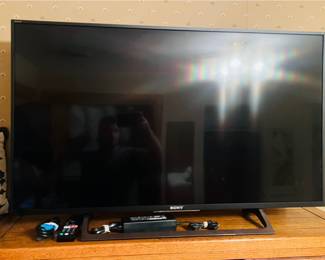 Multiple large smart televisions 