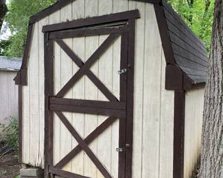 Tuff shed (one of three available). This shed is 8ft x 12 ft. 