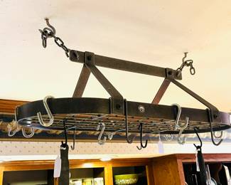 Cast iron pot hanger (one of two) 