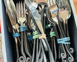 Cast iron silverware 