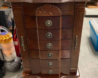 CT464Jewelry Armoire and jewelry