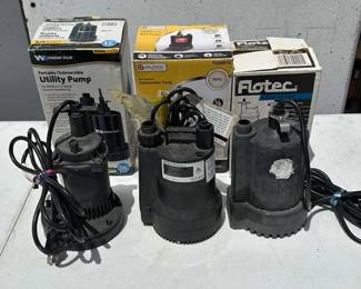 CT465Six Portable Submersible Utility Pumps