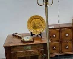 CT434Vintage Icebox Cabinet