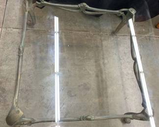 CT504Glass And Metal Coffee Table