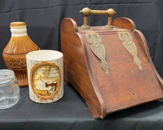 CT418Vintage Bread Box And More