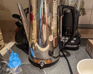 Percolator. Best way to make coffee .  