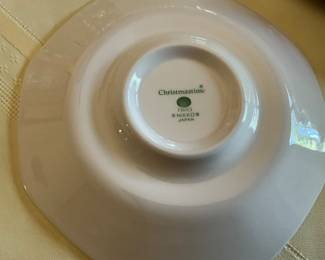 Nikko Christmastime set of dishes 