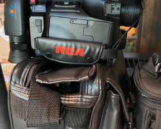RCA movie camera & accessories 