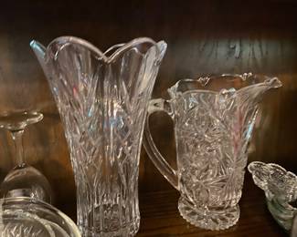 Pitcher & large vase 