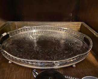 Platter - silver plate