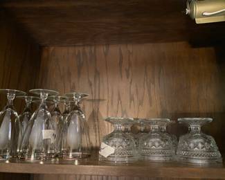 Glasses set & custard set