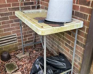 Fish cleaning sink (portable)