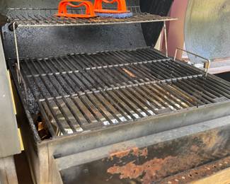 Inside of grill