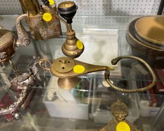 collectibles, brass, incense