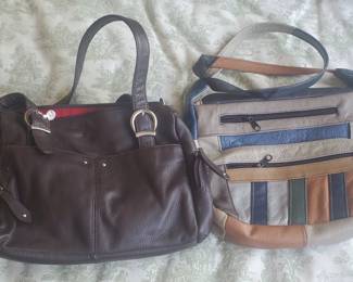 2 Leather Purses
