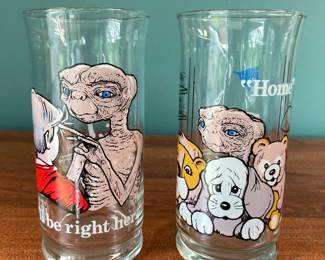 1982 E.T. Glass Tumblers

