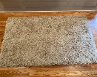 Gray Shag Rug 5x3
