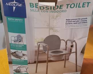 Medline Bedside Toilet, New in Package
