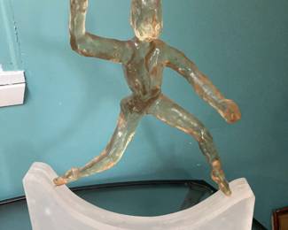 MCM Figural Lucite Sculpture by Carol Marks 24x19
