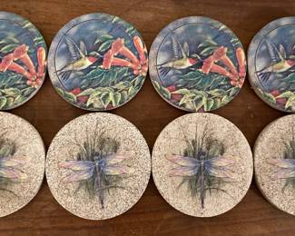 Thirstystone Hummingbird and Dragonfly Coasters
