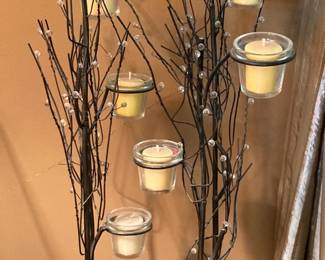 Floor Metal Branch Candle Holder
