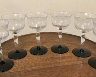 Westmoreland Vintage Champagnes w/Black Foot 5.25”
