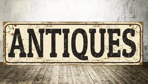 Antiques sign