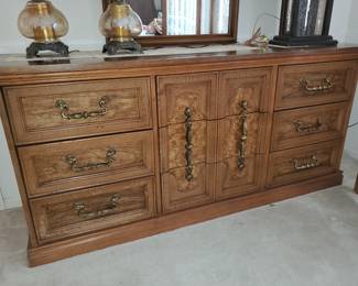 80s dresser, wood 